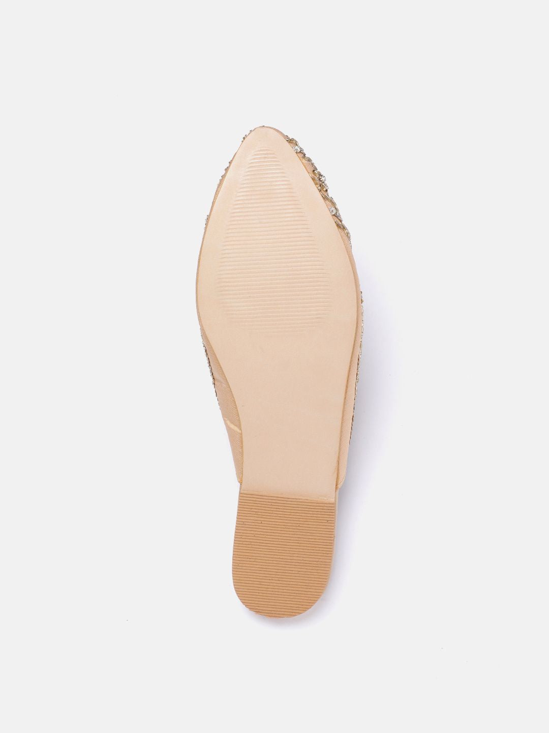 House of Pataudi Women Embroidered Ethnic Mules