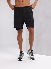 HRX by Hrithik Roshan Men Running Shorts with Attached Inner