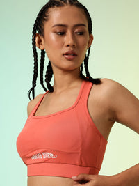 HRX by Hrithik Roshan Full Coverage Lightly Padded Rapid-Dry Training or Gym Workout Bra
