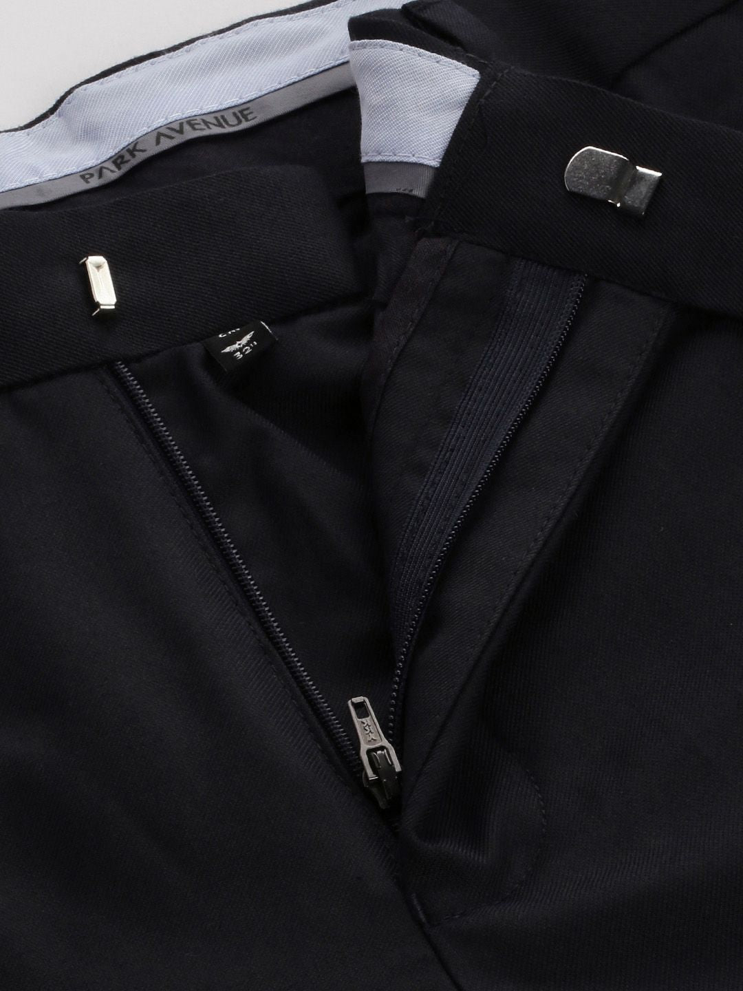 Park Avenue Men Solid Smart Fit Formal Trousers