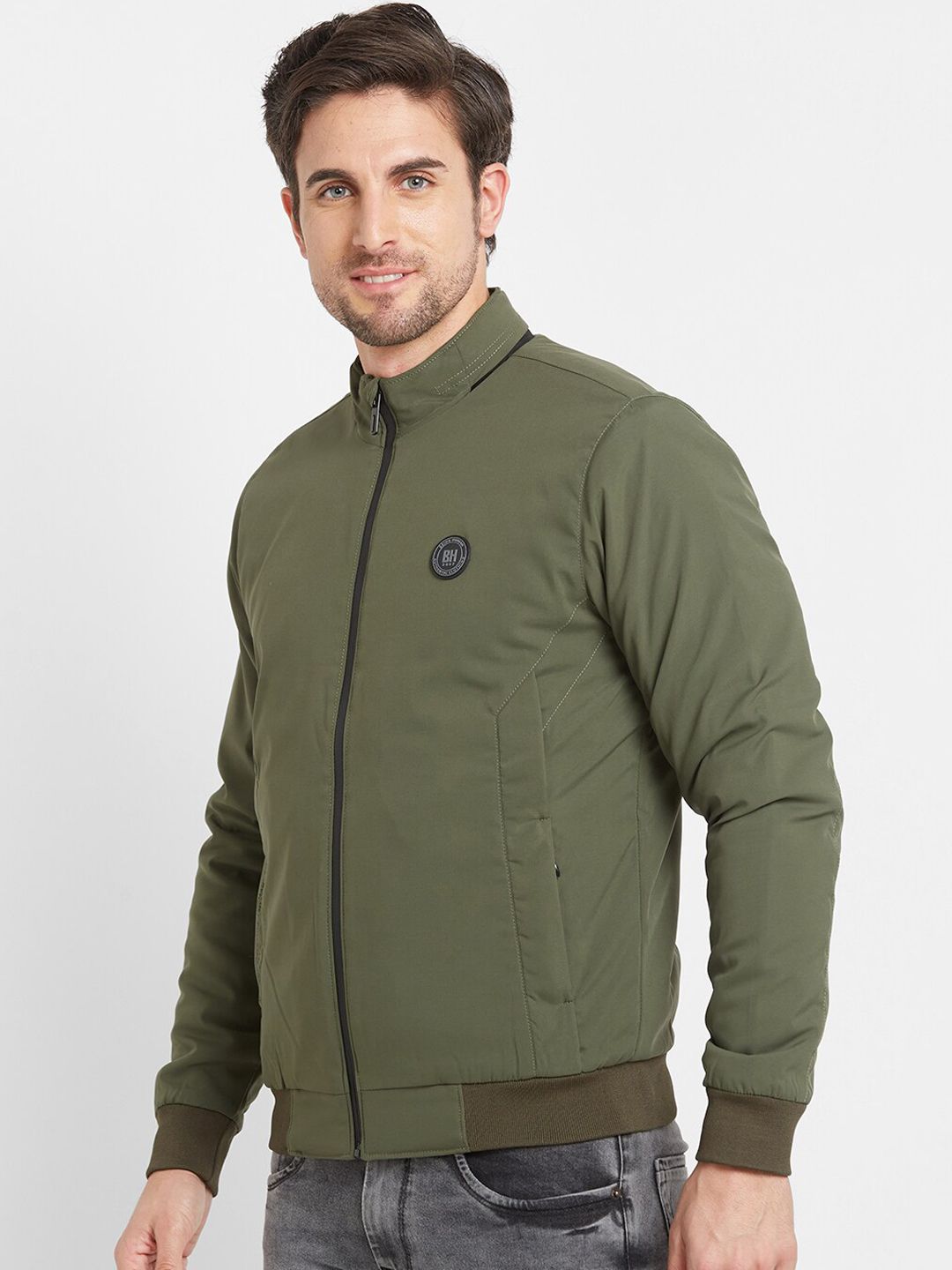 Being Human Mock Collar Bomber Jacket