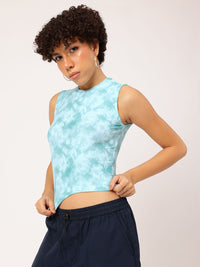 DressBerry Dyed Dash Cropped Fitted Top