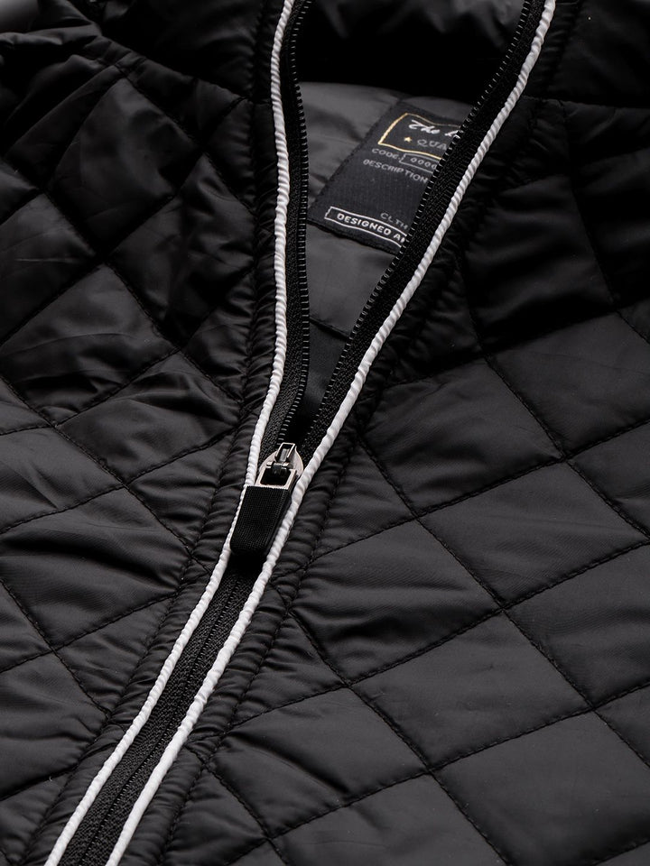 The Indian Garage Co Men Zip-Front Hooded Puffer Jacket