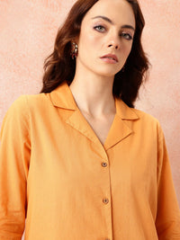 all about you Women Pure Cotton Shirt Kurta with Trousers