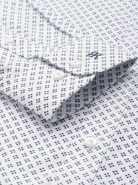 Raymond Men Slim Fit Pure Cotton Printed Formal Shirt