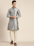 SOJANYA Paisley Silk Cotton Kurta