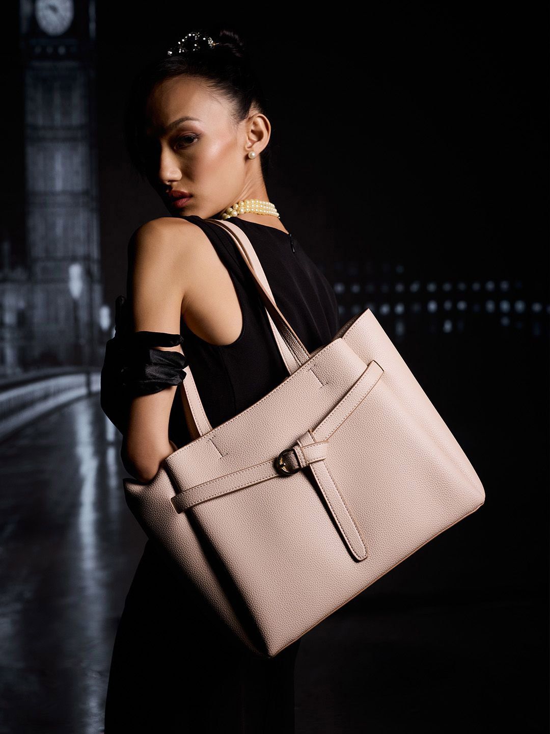 Lino Perros Oversized Structured Tote Bag