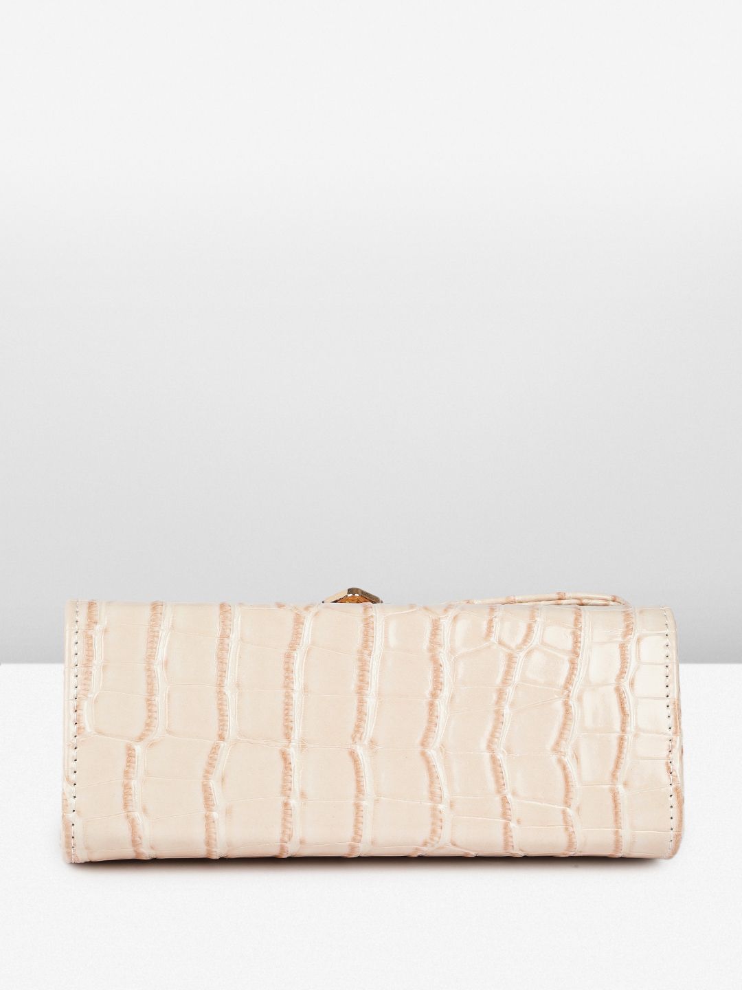DressBerry Animal Textured Structured Shoulder Bag