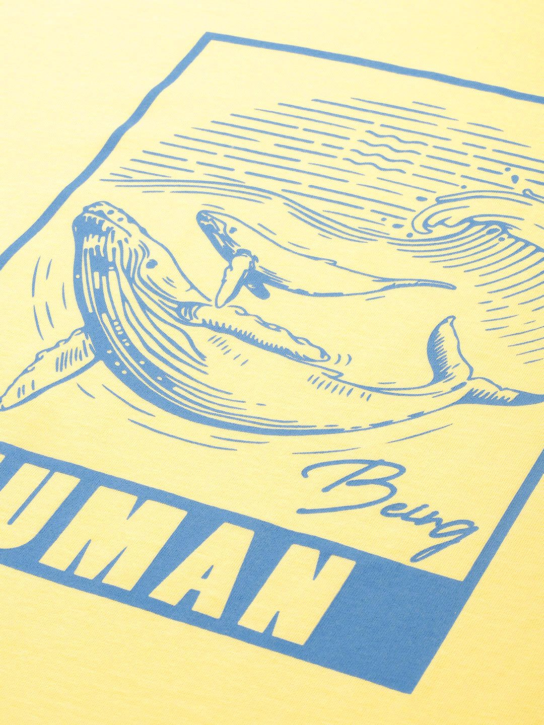 Being Human Pure Cotton Graphic Printed Casual T-shirt