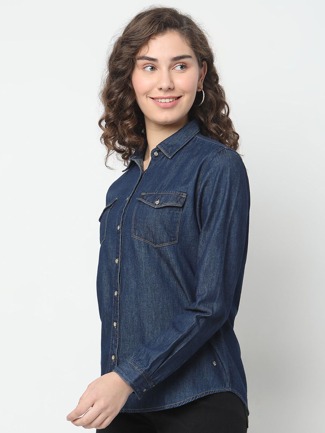SPYKAR Spread Collar Cotton Casual Shirt