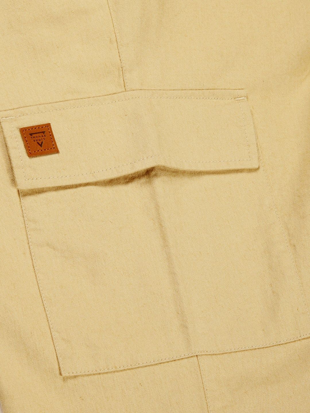 Thomas Scott Men Classic Cotton Linen Casual Trouser