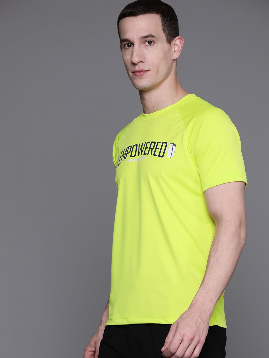 HRX by Hrithik Roshan Printed Rapid-Dry Training T-shirt
