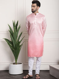 SOJANYA Men Pink Jacquard Kurta