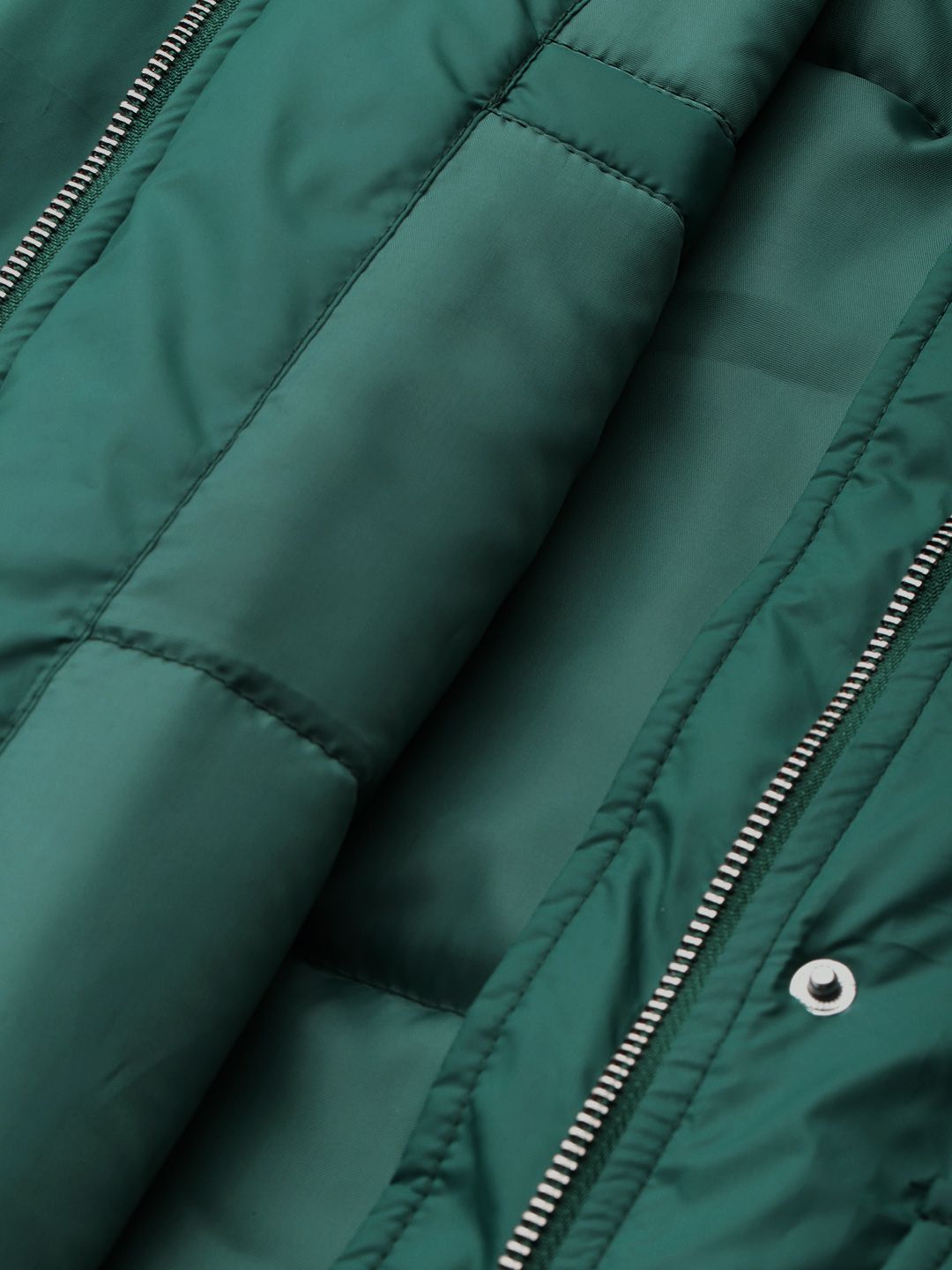DressBerry Hooded Longline Padded Jacket