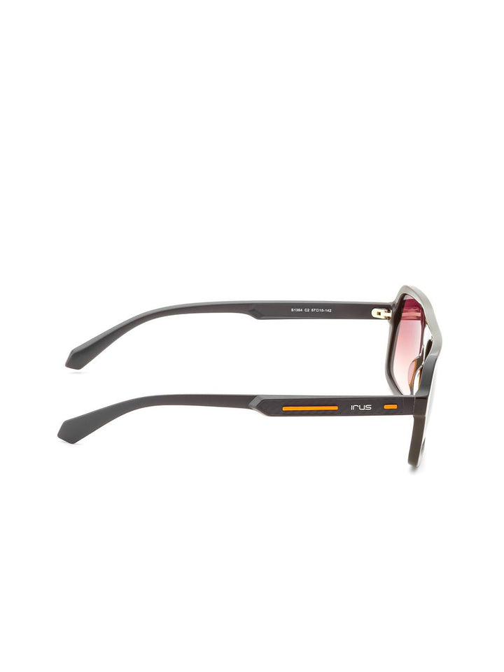 IRUS by IDEE Men Square Sunglasses with UV Protected Lens IRS1364C2SG