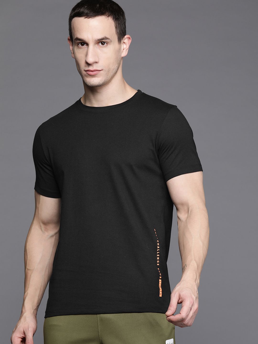 HRX by Hrithik Roshan Printed Rapid-Dry Training T-shirt