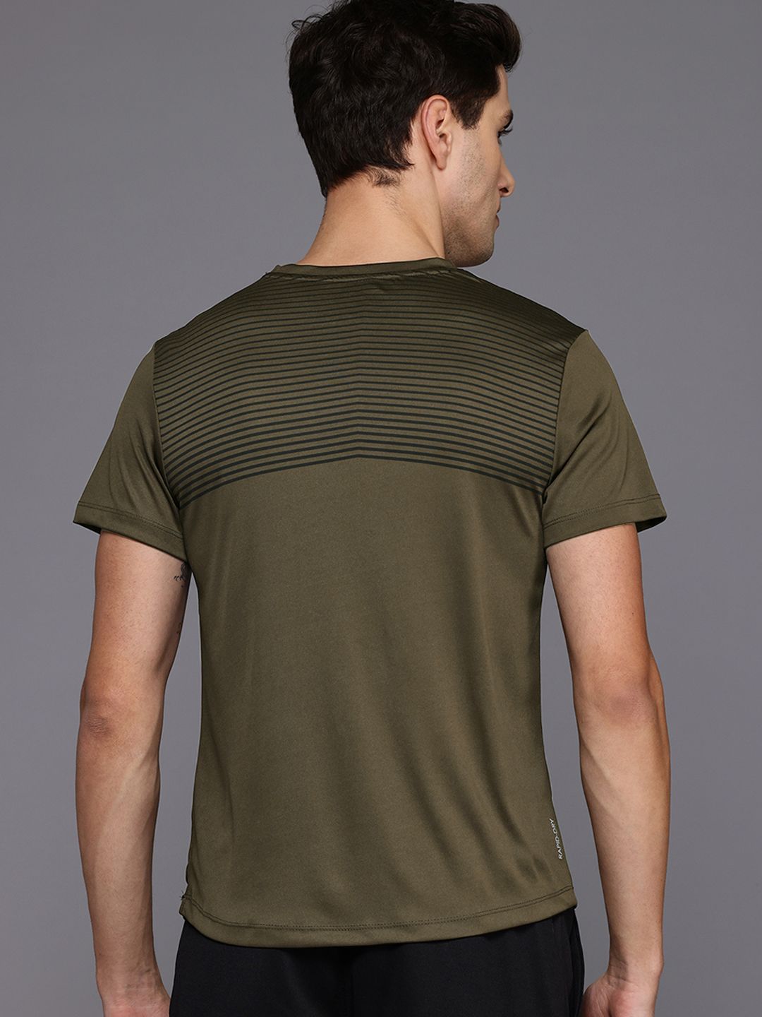 HRX by Hrithik Roshan Military Inspired Rapid-Dry Training T-shirt