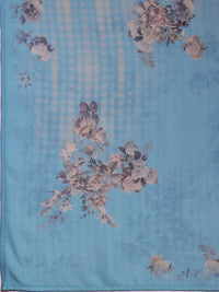 Libas Floral Printed Regular Thread Work Kurta With Trousers & Dupatta
