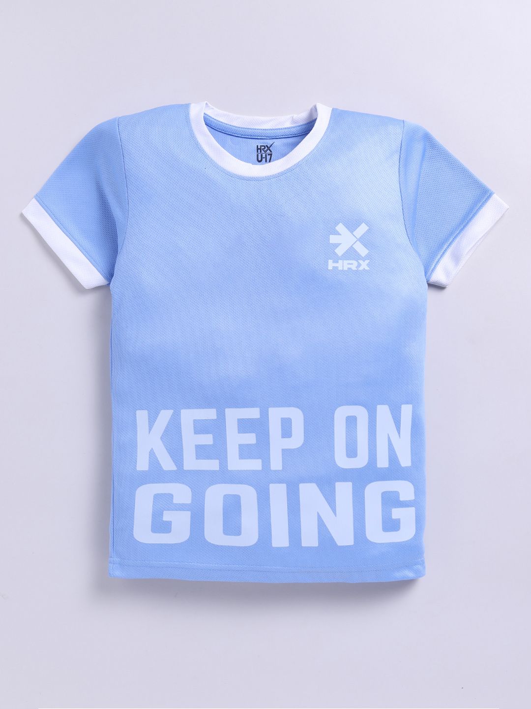 HRX by Hrithik Roshan Boys Typography Printed Moisture Wicking T-shirt