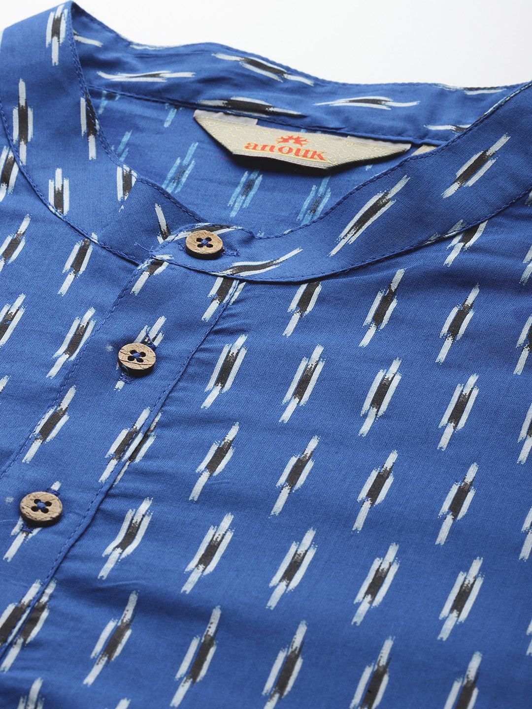 Anouk Printed Pure Cotton Kurta with Trousers
