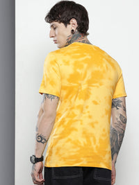 The Indian Garage Co. Slim Fit Batman Printed Dyed Effect Pure Cotton T-shirt