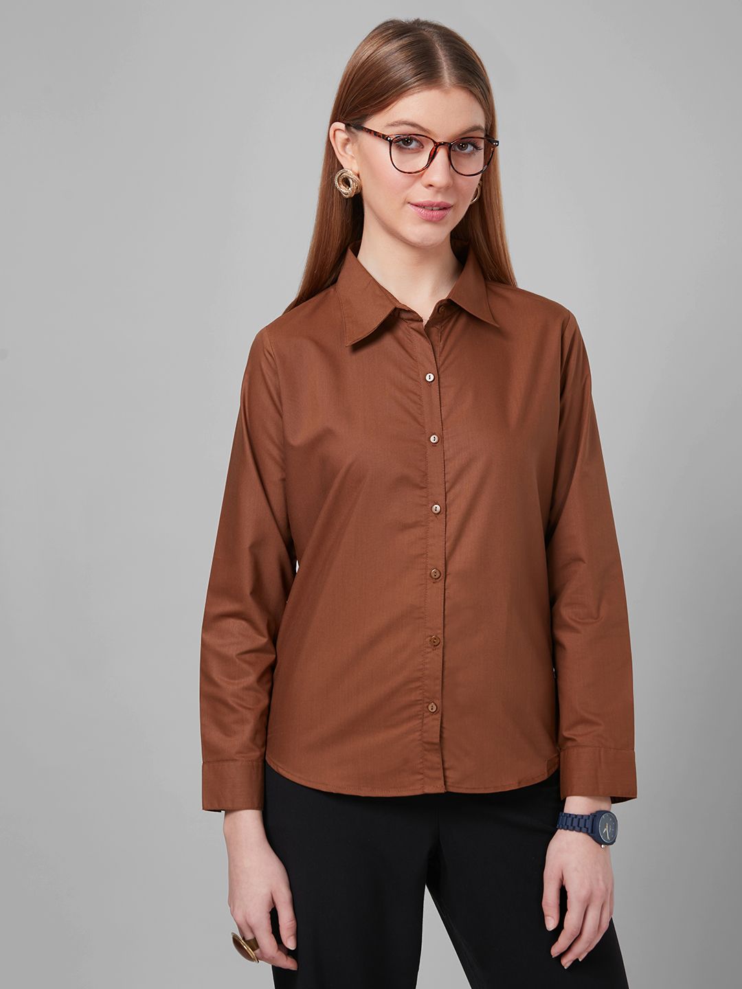 Style Quotient Women Smart Formal Shirt
