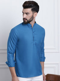 Anug by SOJANYA Men Blue Kurta