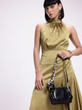 DressBerry Self-Design Shoulder Bag with Printed Scarf