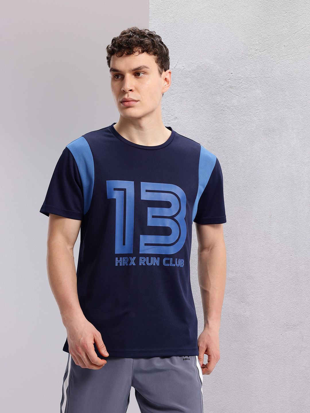 HRX by Hrithik Roshan Men Typography Printed Rapid-Dry Running T-shirt