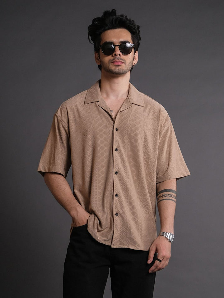 Powerlook Men Opaque Striped Casual Shirt