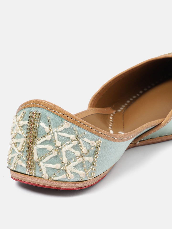 House of Pataudi Embellished Ethnic Mojaris