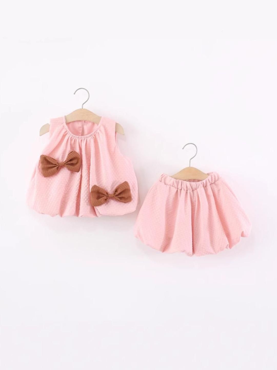 Peachmode Kids-girls Mustard Co-Ords
