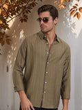 Thomas Scott Men Classic Slim Fit Opaque Casual Shirt