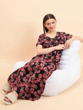 Sweet Dreams Printed Pure Cotton Maxi Nightdress