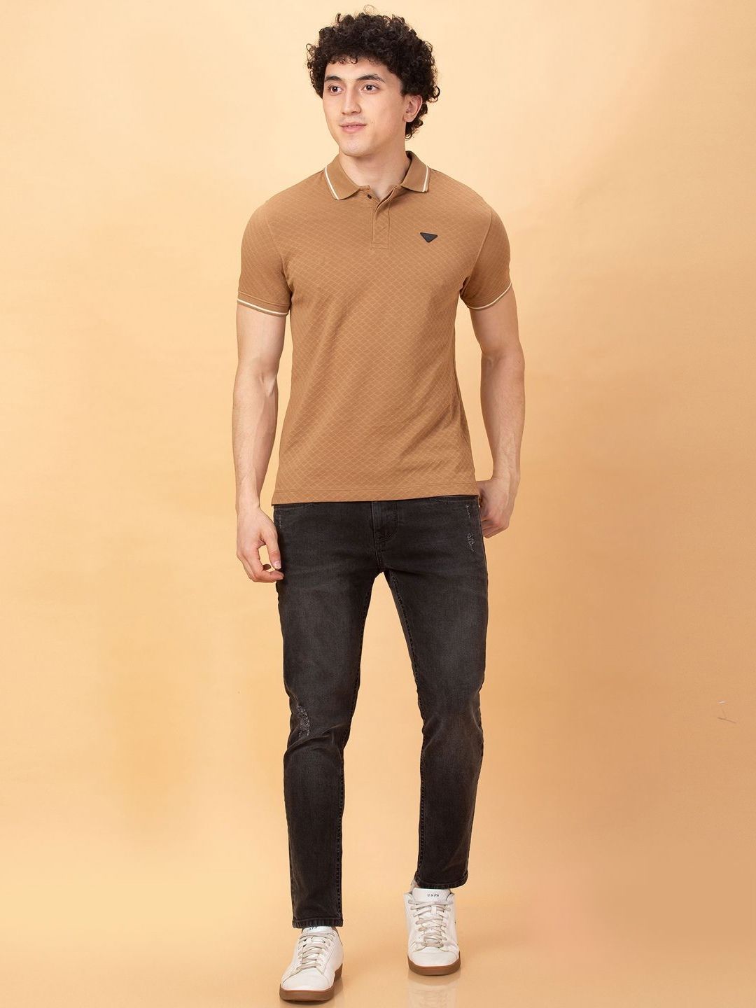 Being Human Men Polo Collar T-shirt