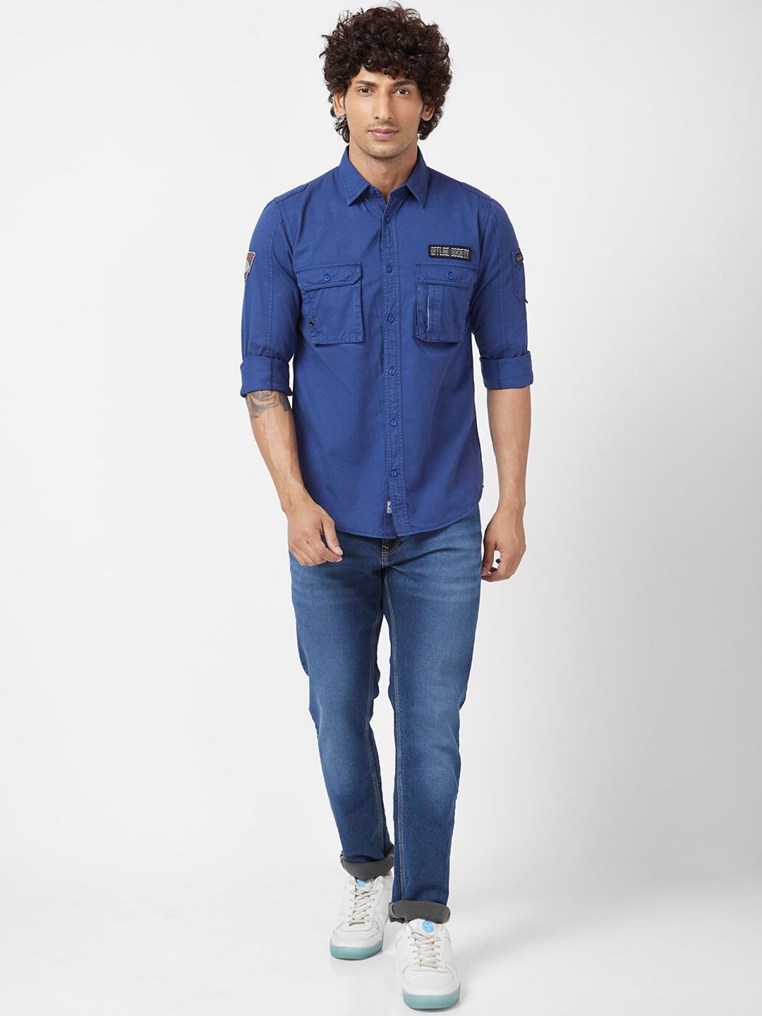 SPYKAR Men Clean Look Narrow Light Fade Stretchable Jeans