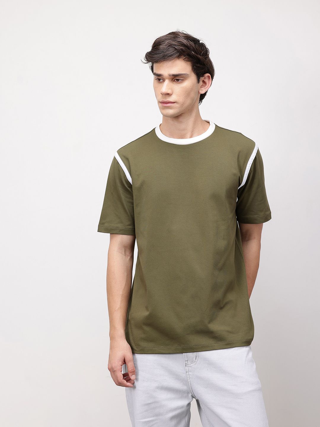 ether 365 Essentials Contrast Trim T-shirt