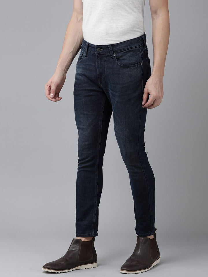 SPYKAR Men Kano Slim Fit Light Fade Stretchable Jeans