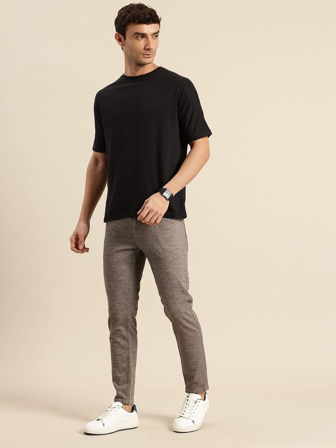 Being Human Men Skinny Cropped  Fit Light Fade Stretchable Jeans