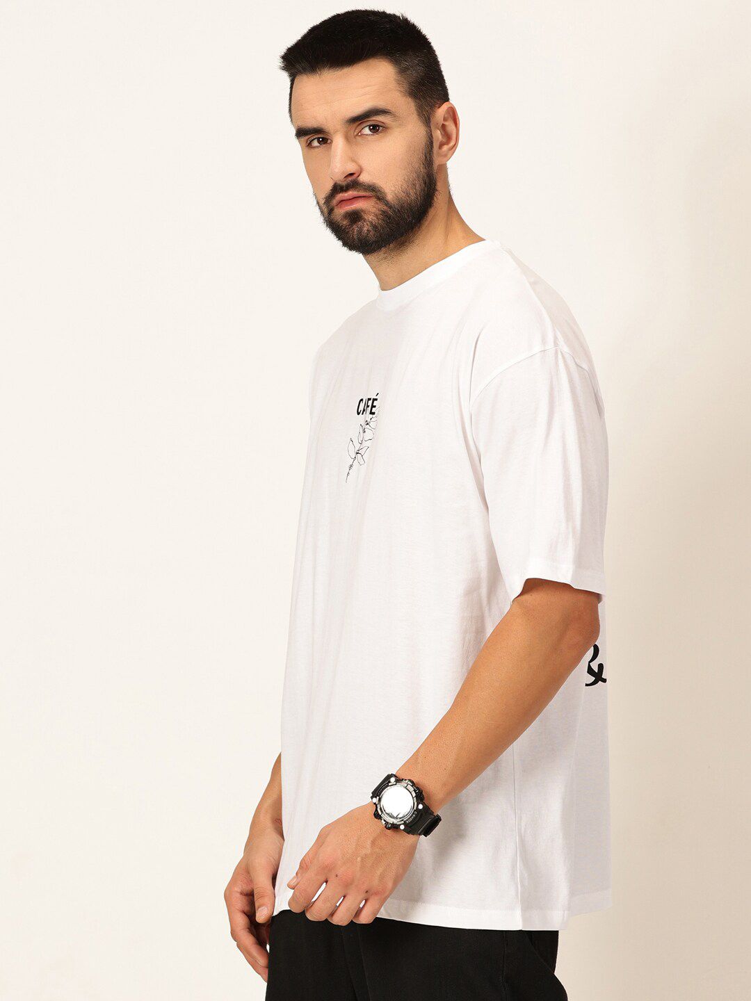 Thomas Scott Oversized Graphic Printed Pure Cotton Bio Finish T-shirt