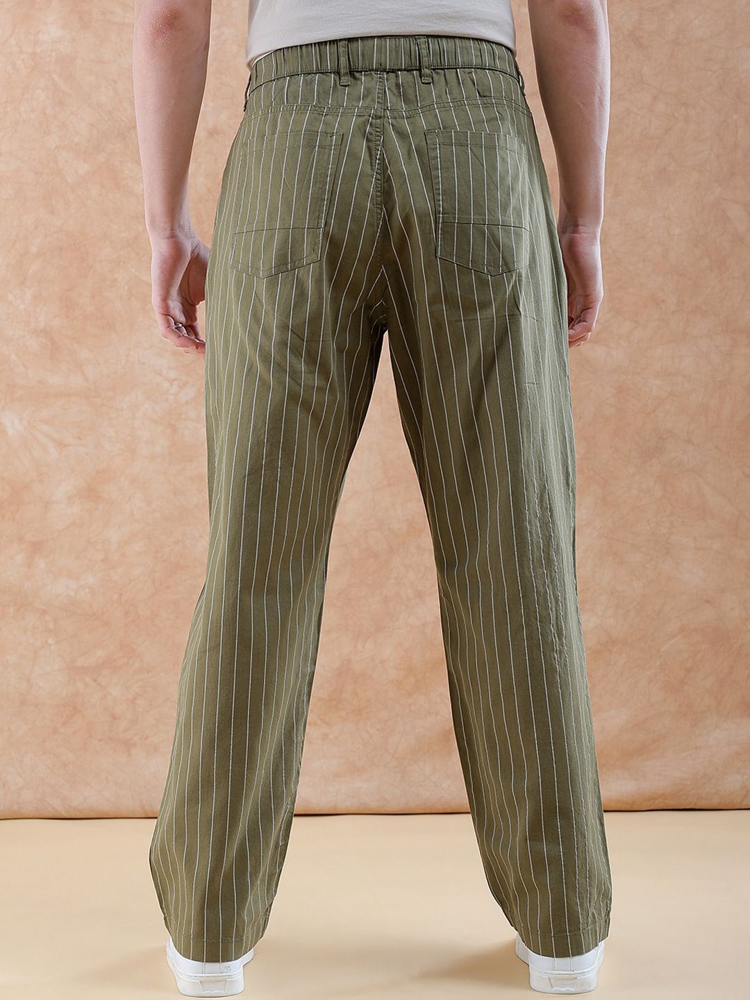 The Indian Garage Co Men Loose Fit Trousers