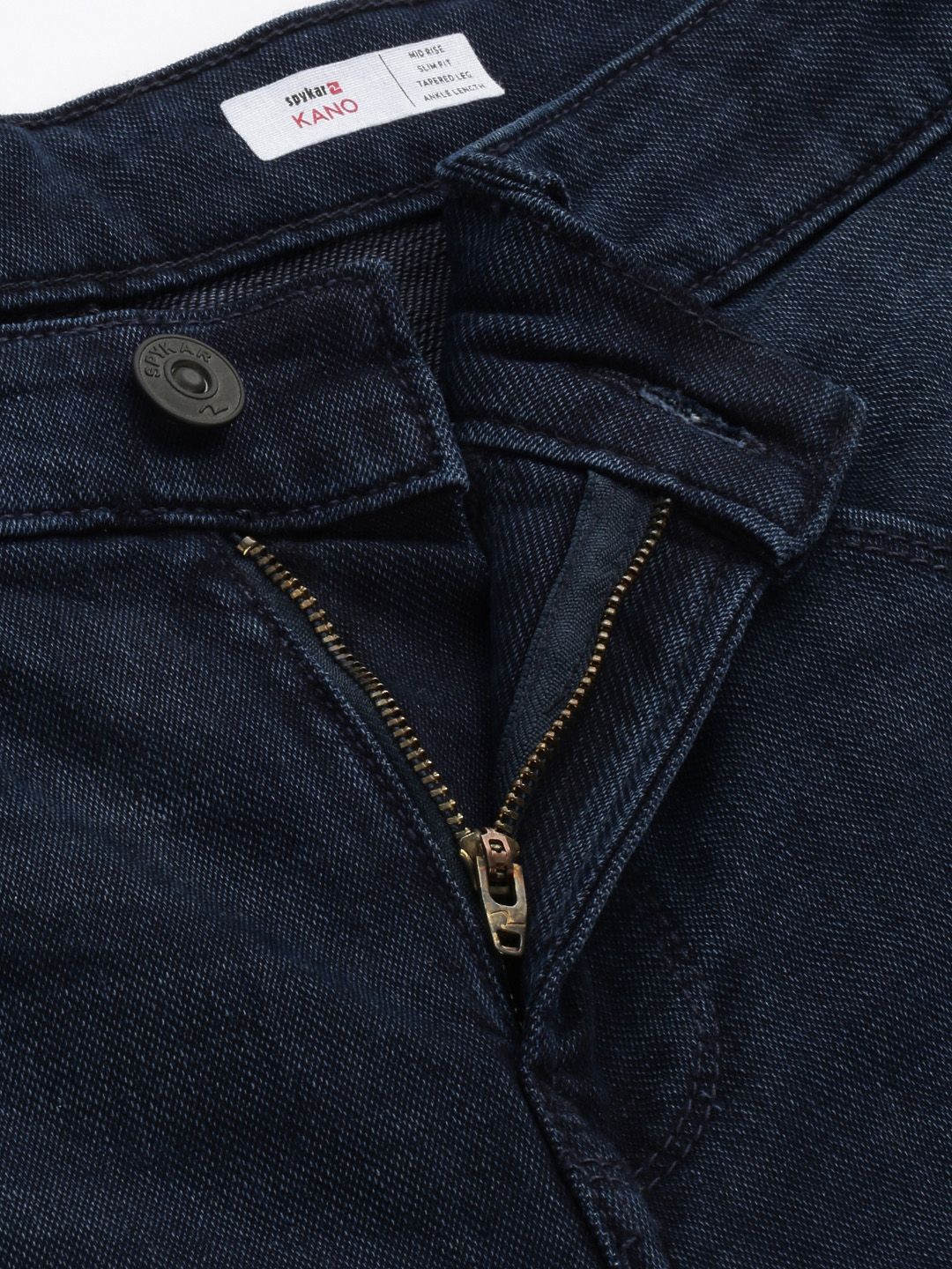 SPYKAR Men Kano Slim Fit Light Fade Stretchable Jeans
