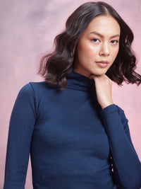 DressBerry High Neck Acrylic Top