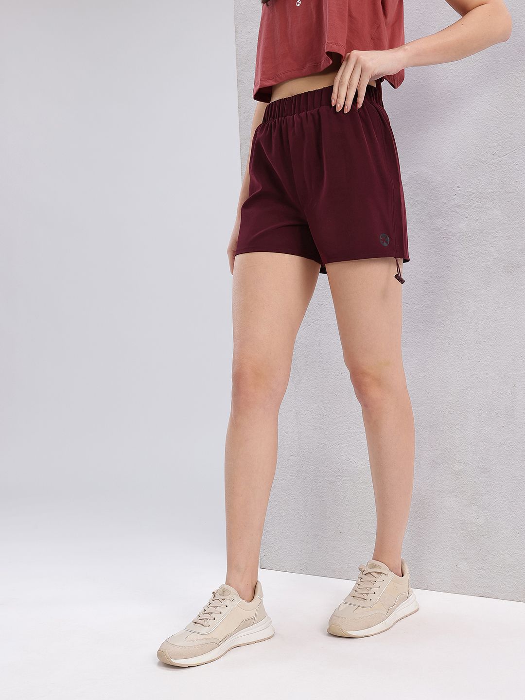 HRX by Hrithik Roshan Women Mid-Rise Lifestyle Shorts
