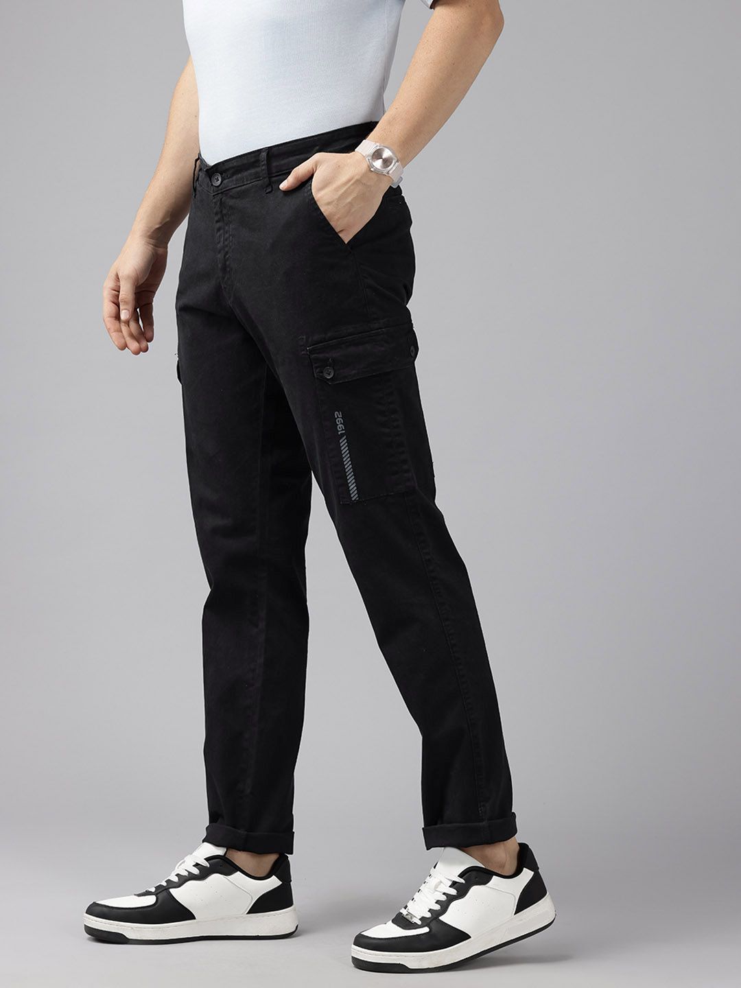 SPYKAR Men Cargos Trousers