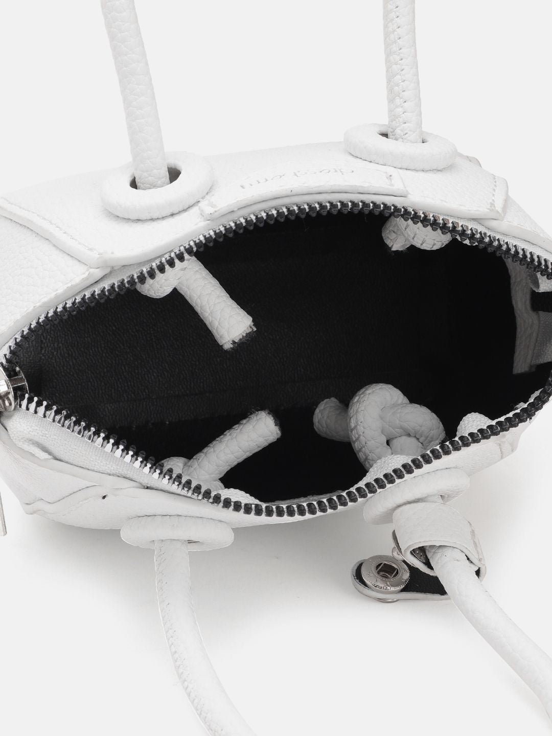 DressBerry Textured Structured Handheld Bag