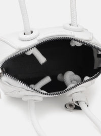 DressBerry Textured Structured Handheld Bag