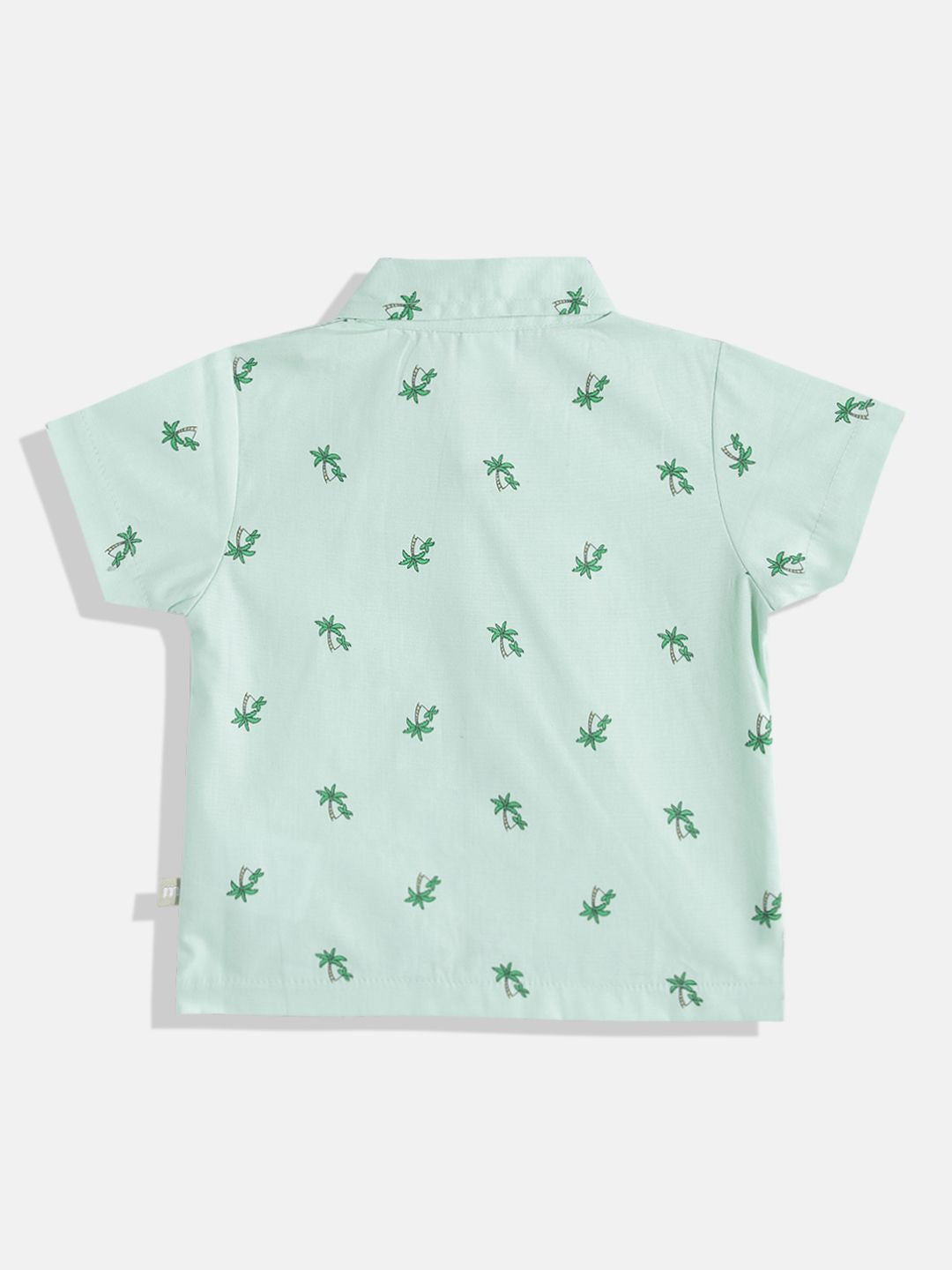 Moms Love Infant Boys Tropical Printed Pure Cotton Casual Shirt