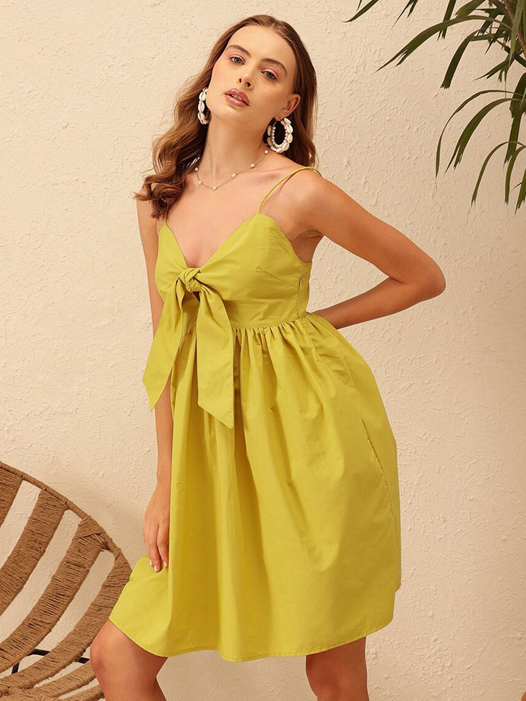 STREET 9 Cotton Fit & Flare Dress