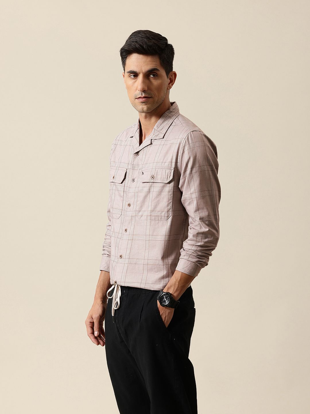 Mr Bowerbird Pure Cotton Liberal Fit Checked Casual Shirt